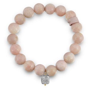 PINK OPAL AND DIAMOND BRACELET