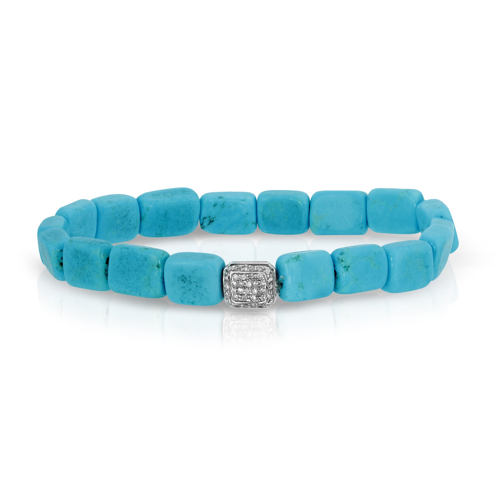 TURQUOISE AND DIAMOND BRACELET