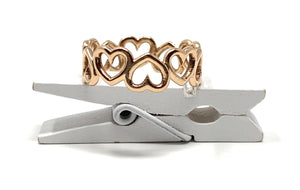 Head over heal in love yellow gold heart ring from Boussidan Joaillerie