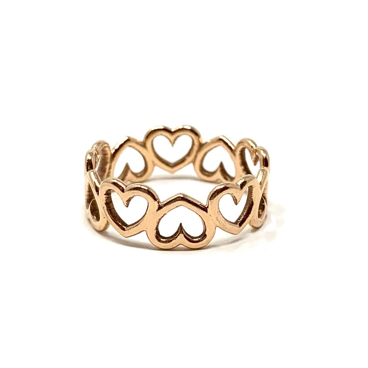 Head over heal in love yellow gold heart ring from Boussidan Joaillerie